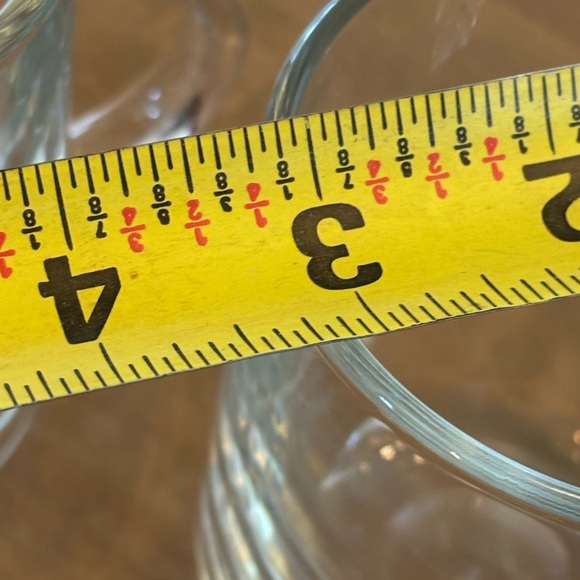 Set of 2 Nespresso Clear Glass Vertuo Coffee Mug 12oz. Made In France - Picture 5 of 6